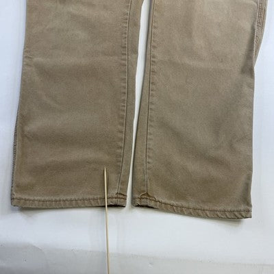 Dickies Canvas Carpenter Work Pants Size 36 X 32 Brown