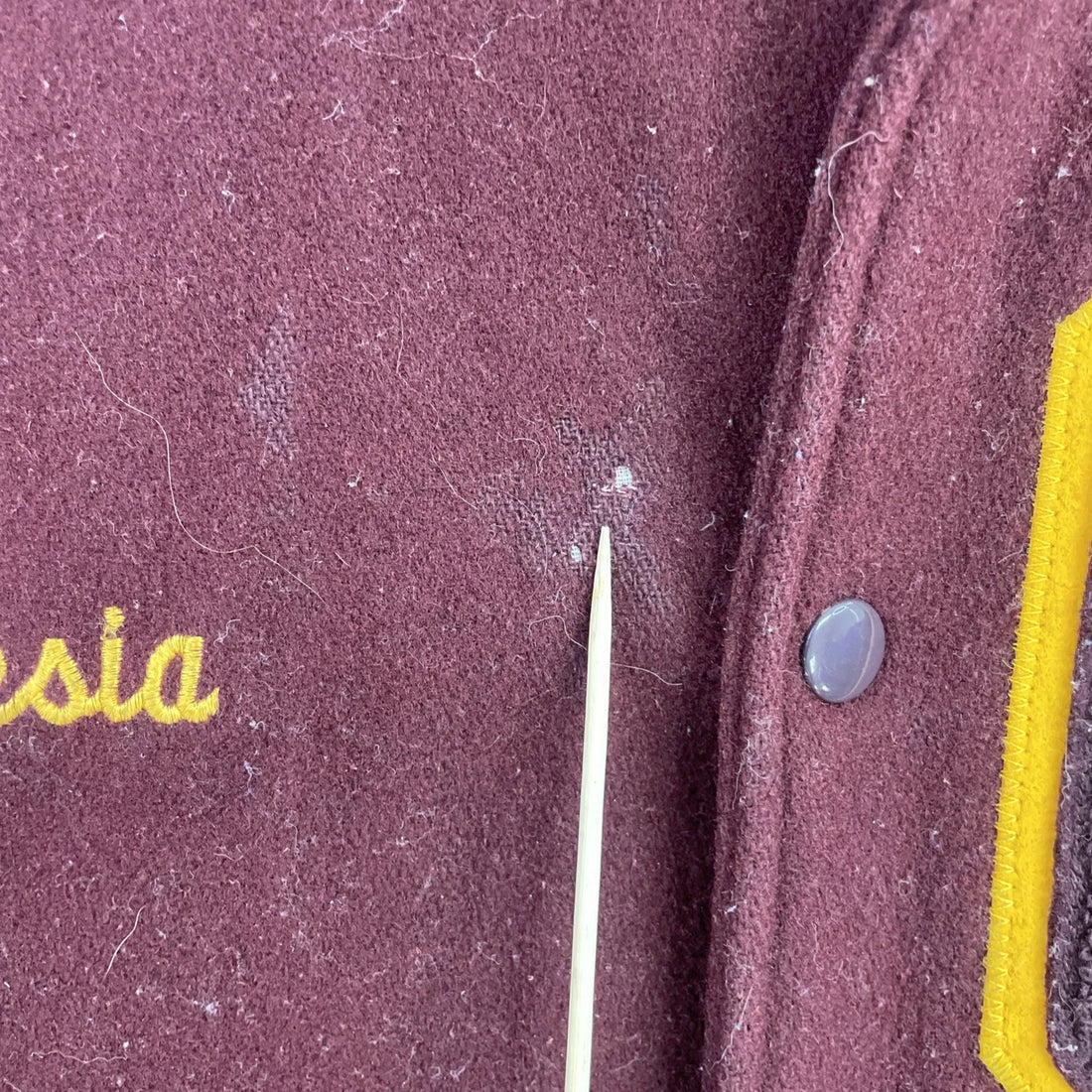 Cortes Orchestra Leather Wool Varsity Jacket Size Medium 2009