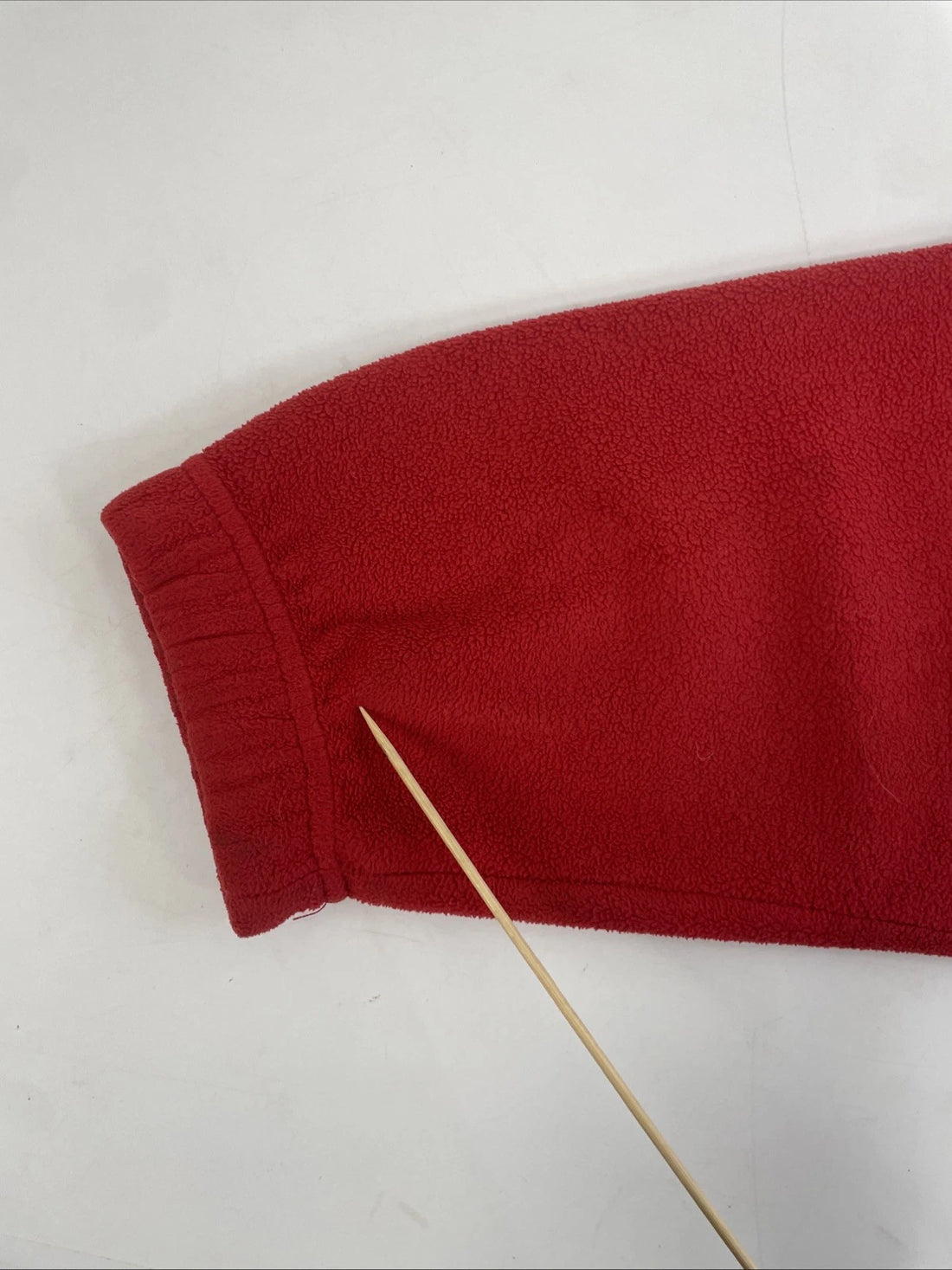 Tommy Hilfiger 1/4 Zip Pullover Fleece Jacket Size Large Red