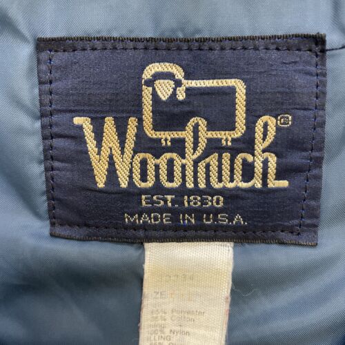 Vintage Woolrich Parka Coat Jacket Size XL Beige Tan