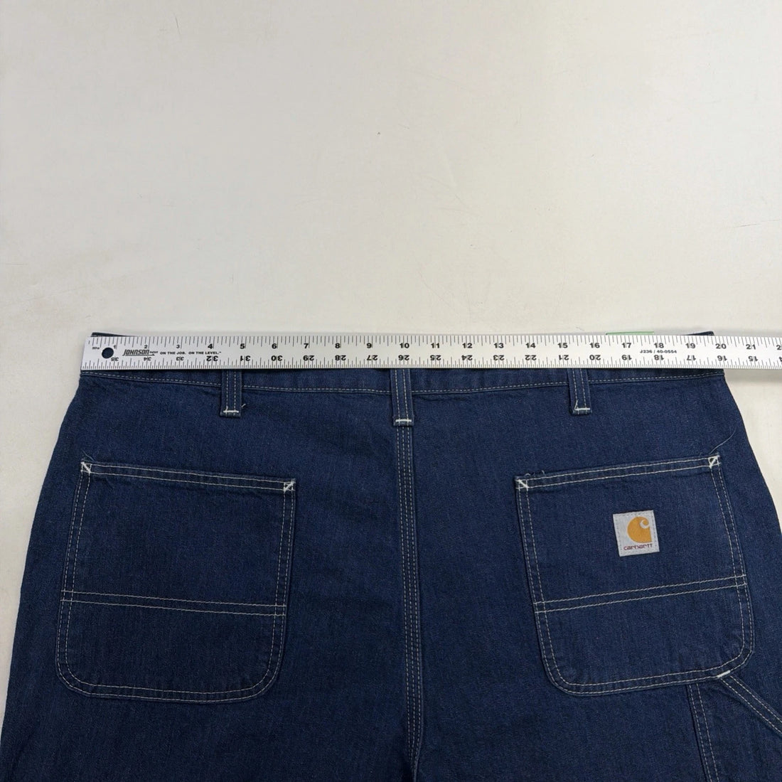 Vintag Carhartt Carpenter Denim Jeans Work Pants Size 38 X 34 Blue