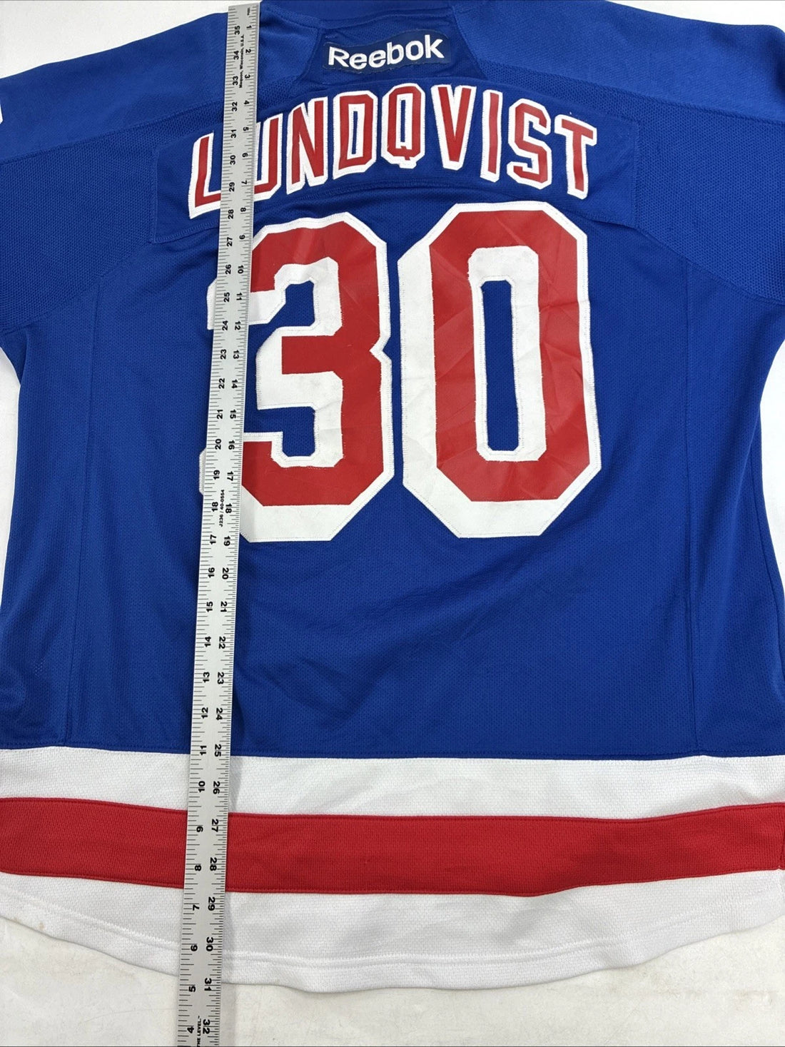 New York Rangers Henrik Lundqvist Reebok Jersey Size Large NHL