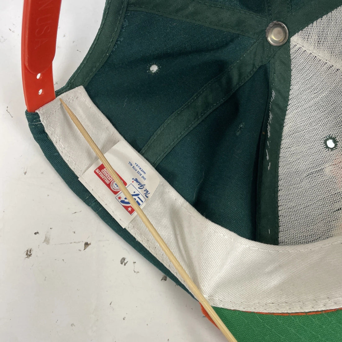 Vintage Miami Hurricanes The Game Snapback Hat Cap OSFA 90s NCAA