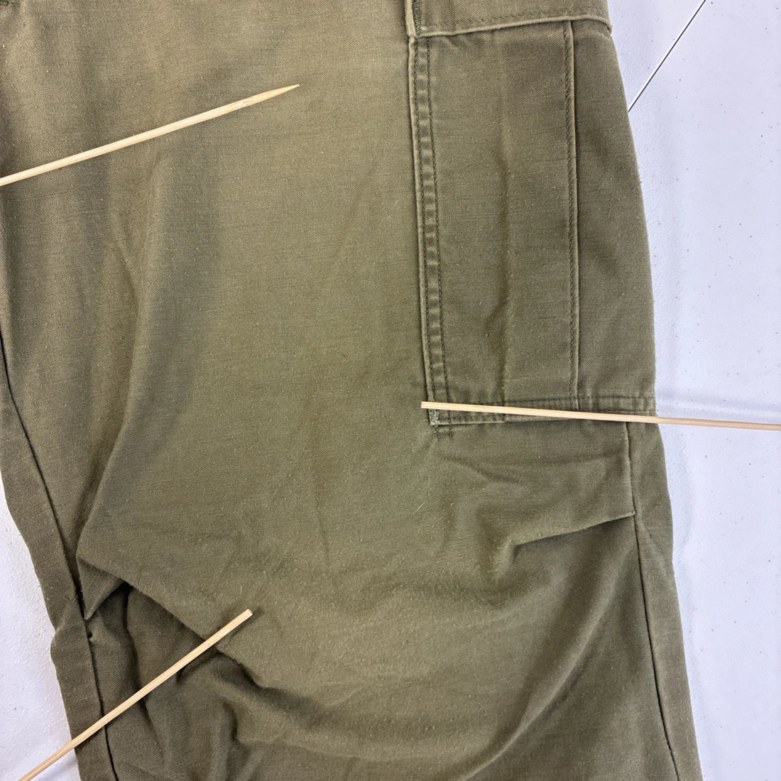 Vintage OG 107 Sateen Cold Weather Trousers Pants Size Small Green