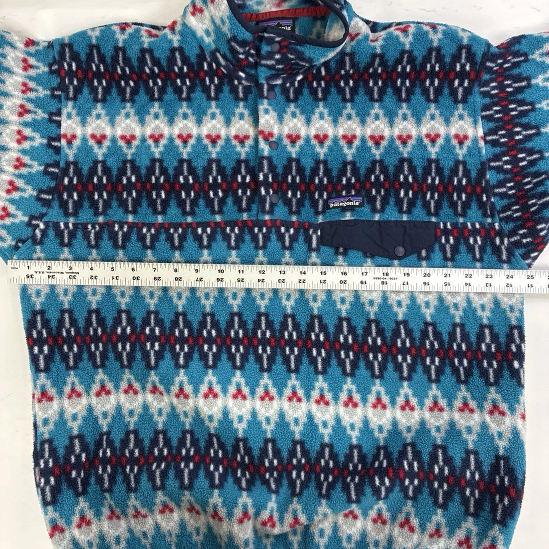 Patagonia Aztec Synchilla Snap T Fleece Jacket Size Large