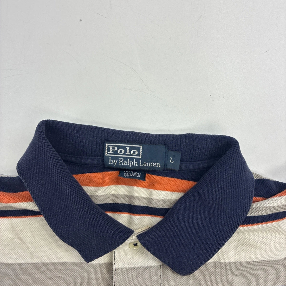 Vintage Polo Ralph Lauren Rugby Shirt Size Large