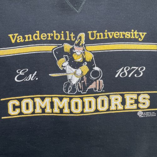 Vintage Vanderbilt Commodores Russell Athletic Sweatshirt XL 1988 80s NCAA