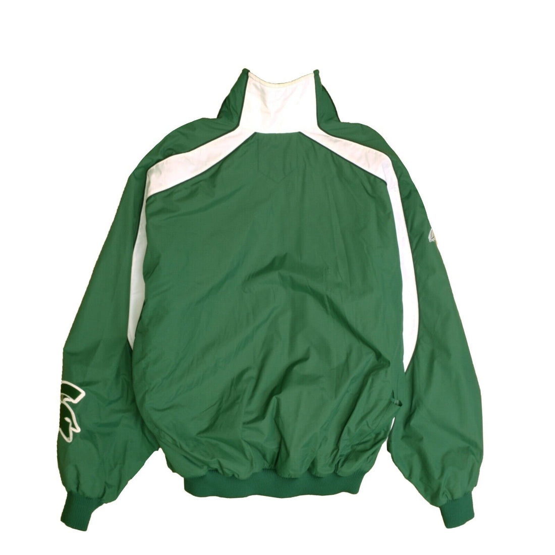Vintage Michigan State Spartans Majestic Dugout Jacket Size Large Green NCAA