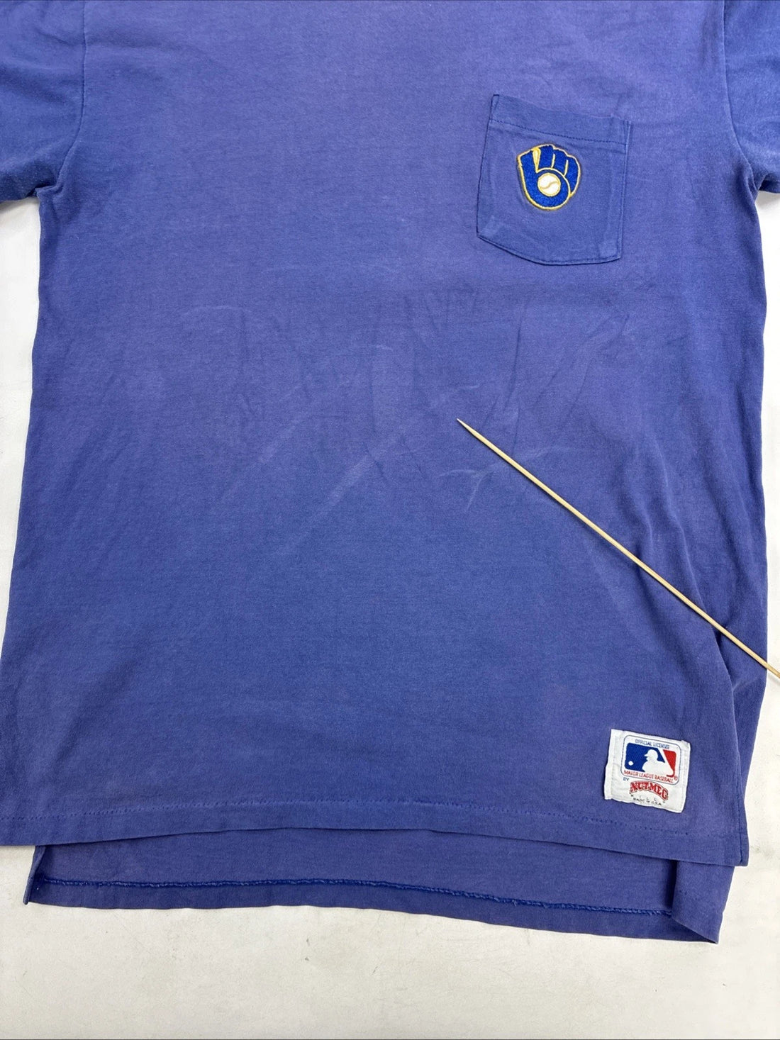 Vintage Milwaukee Brewers Nutmeg Mills T-Shirt Size XL 90s MLB