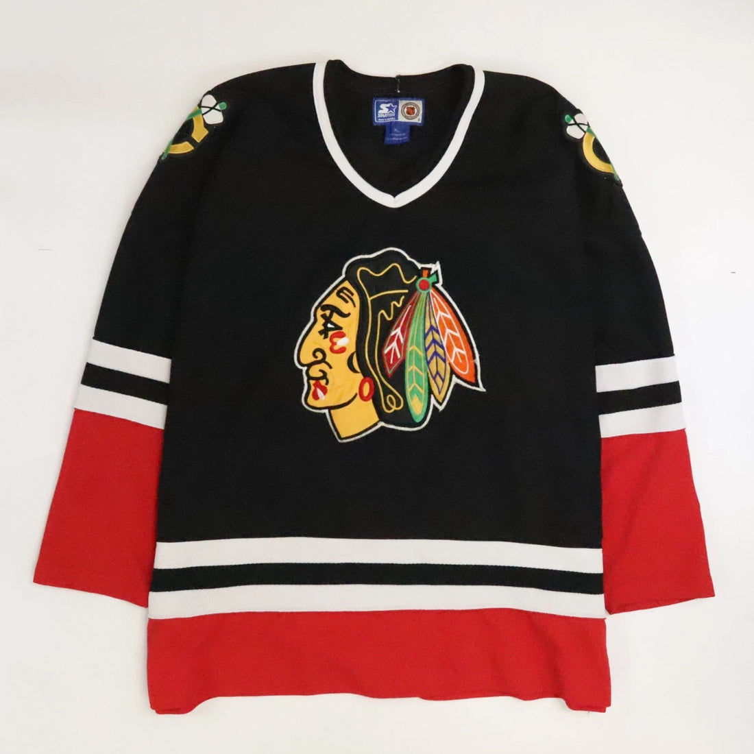 Vintage Chicago Blackhawks Starter Jersey Size XL 90s NHL