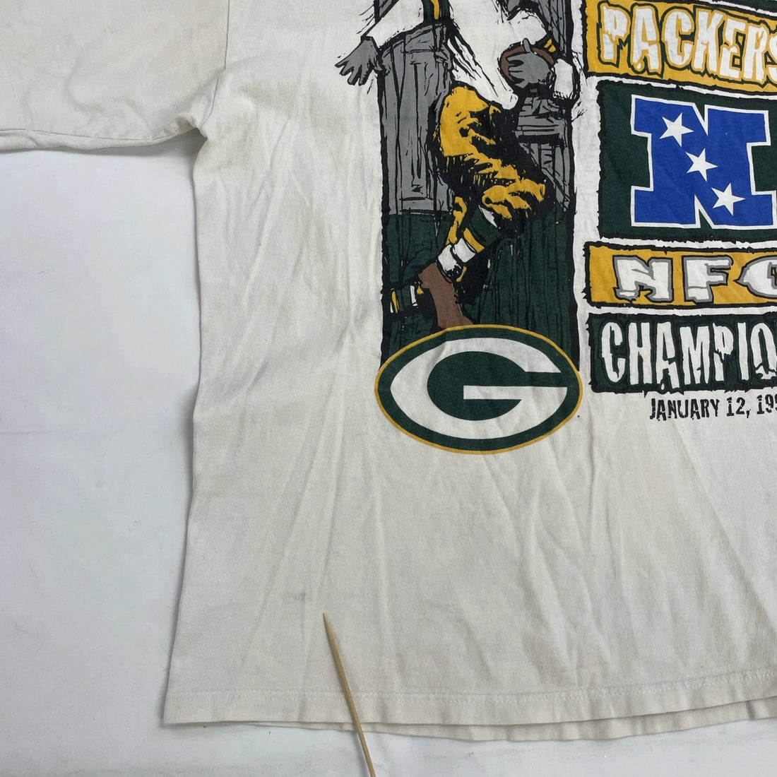Vintage Green Bay Packers AFC Champs T-Shirt Size Large 1997 NFL