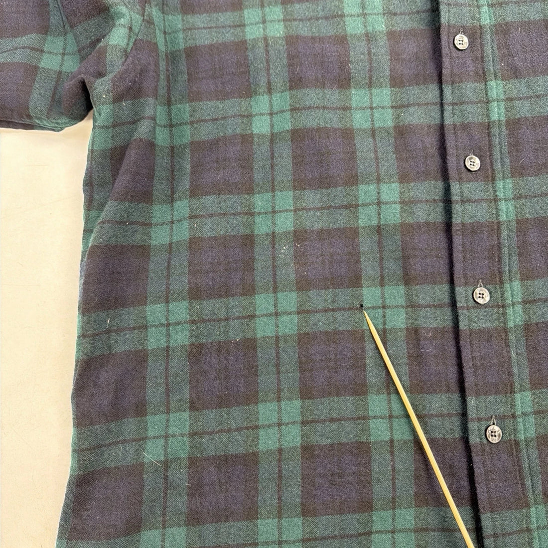 Vintage Pendleton Wool Lodge Button Up Shirt Size XL Green Plaid
