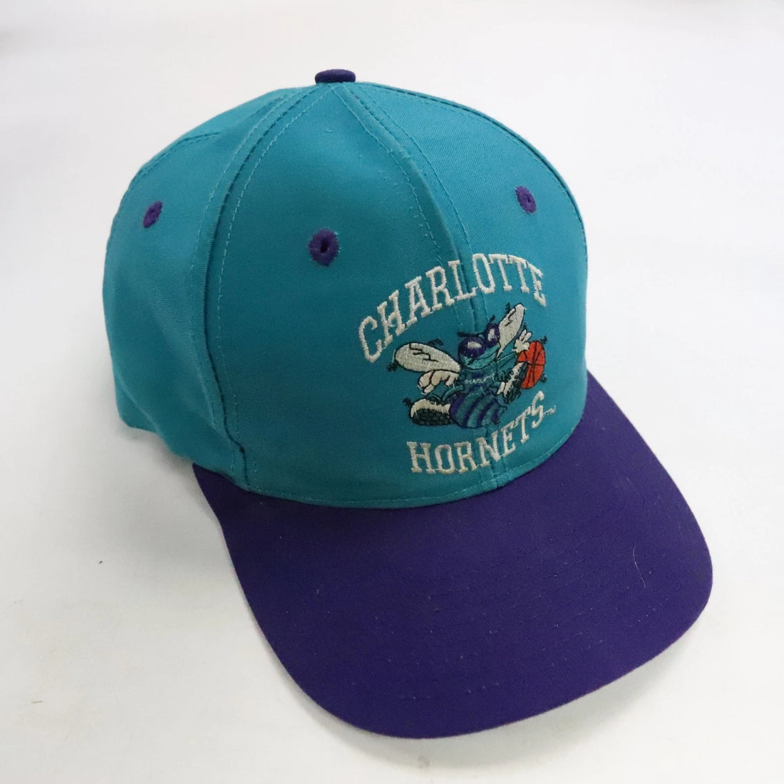Vintage Charlotte Hornets Snapback Hat OSFA 90s NBA