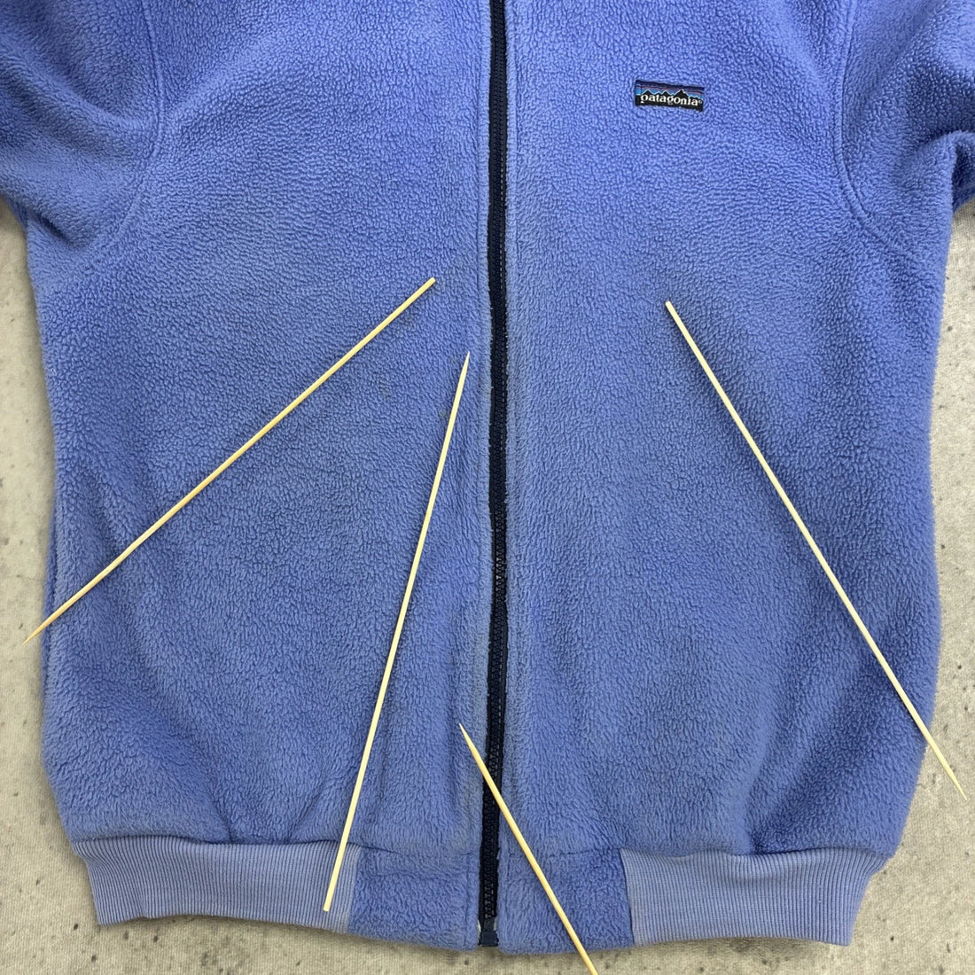 Vintage Patagonia Full Zip Fleece Jacket Womens Size 14 90s