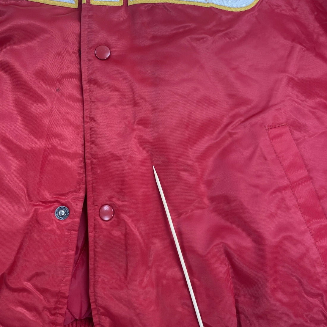 Vintage Atlanta Hawks Satin Bomber Jacket XL Hardwood Classics NBA