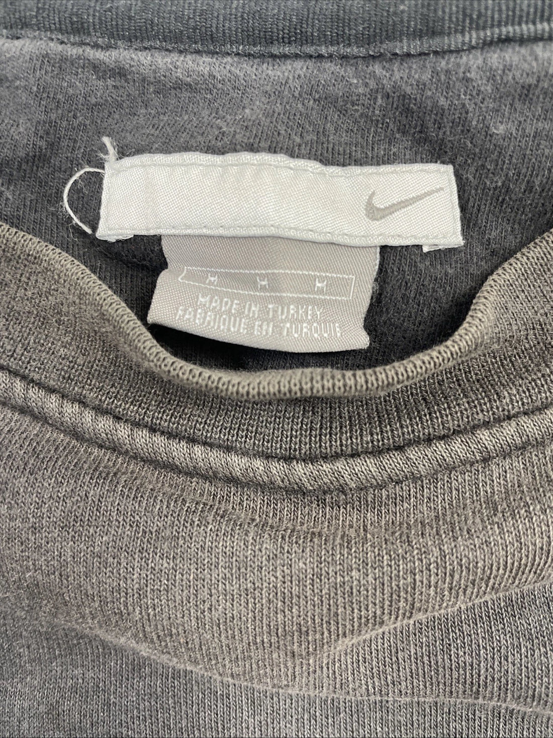 Vintage Nike Crewneck Sweatshirt Size Medium Black Embroidered Swoosh