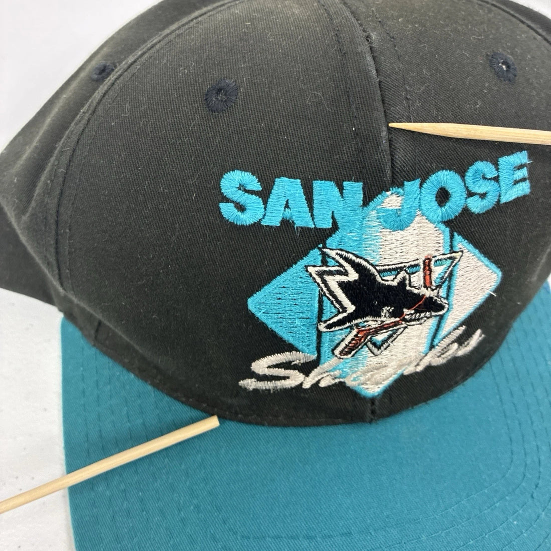 Vintage San Jose Sharks CCM Snapback Hat OSFA NHL