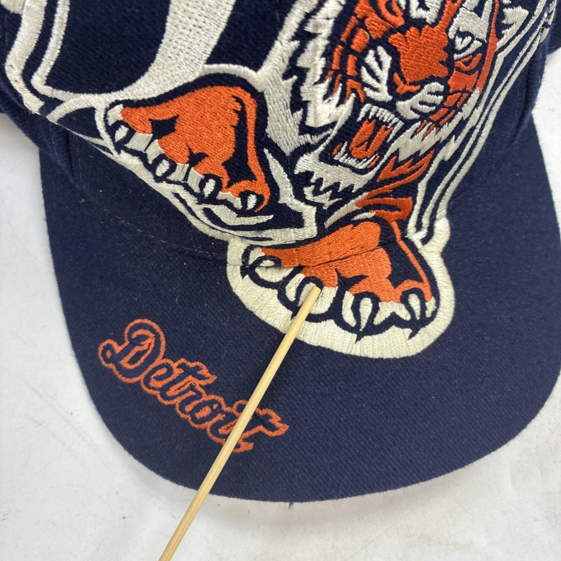 Vintage Detroit Tigers The Game Wool Snapback Hat Cap OSFA 90s MLB