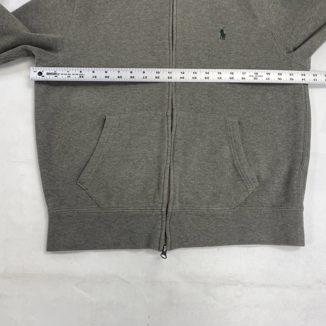 Vintage Polo Ralph Lauren Full Zip Sweatshirt Hoodie Size Medium