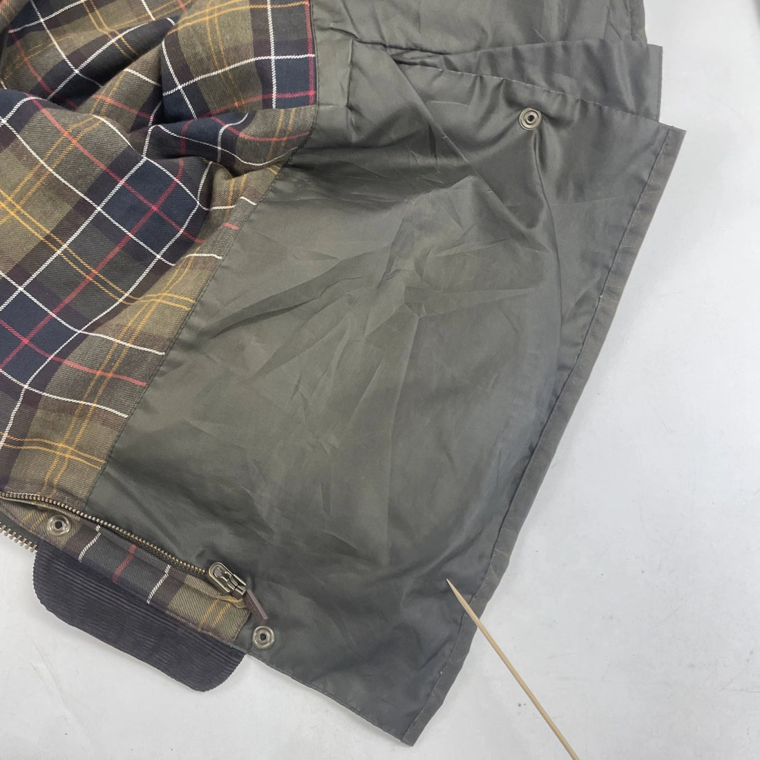 Barbour Wax Ashby Coat Jacket Size XL
