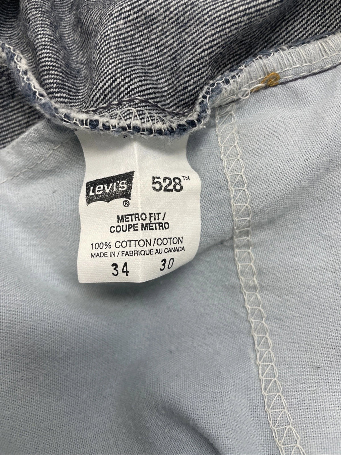 Vintage Levi Strauss & Co 528 Denim Jeans Pants Size 34 X 30