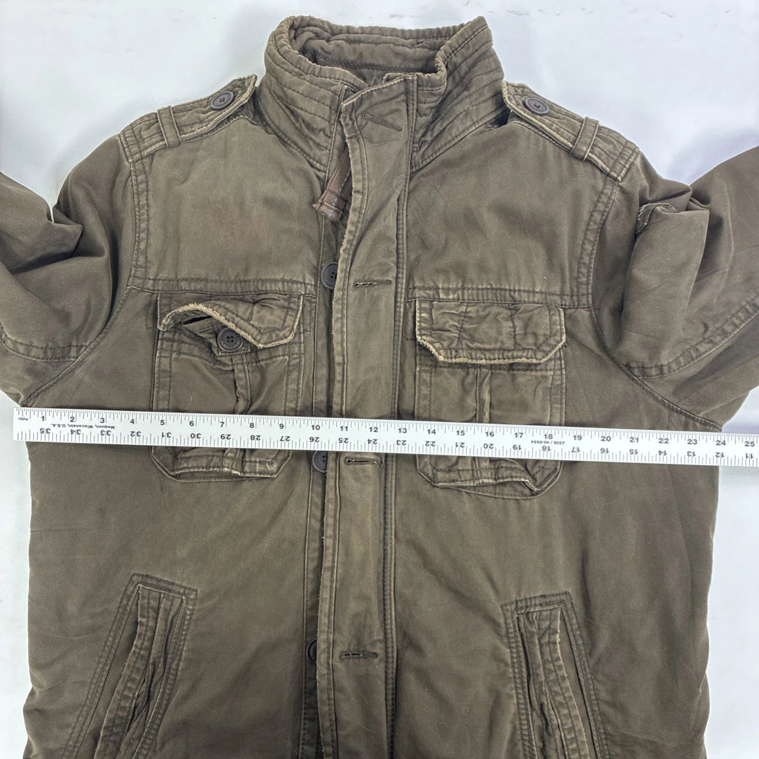 Abercrombie & Fitch Sawtooth Field Coat Jacket Size XL Vintage Y2K