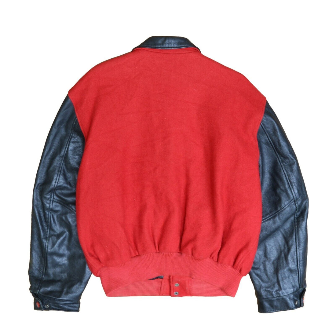Vintage Ted Reeve Hockey Association Leather Wool Varsity Jacket Size XL