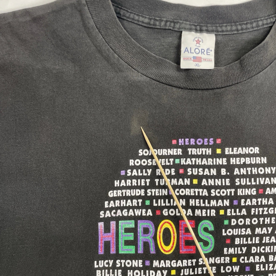 Vintage Women Heroes T-Shirt Size XL Politics Activism Feminism