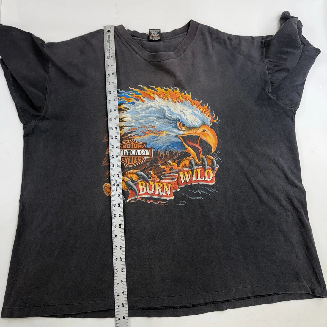 Vintage Harley Davidson Eagle T-Shirt Size 3XL 1996 90s