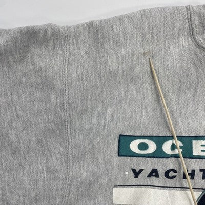 Vintage Ocean City Yacht Crew Champion Reverse Weave Crewneck Sweatshirt XL 80s