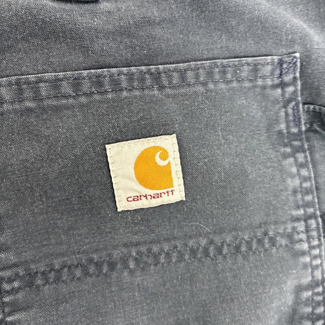 Carhartt Cargo Work Shorts Size 38 B147 NVY Blue