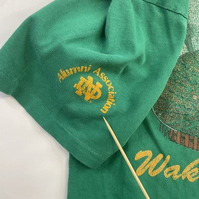 Vintage Notre Dame Football T-Shirt Size XL 90s NCAA