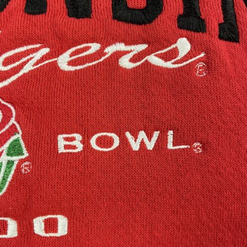 Vintage Wisconsin Badgers Rose Bowl Crewneck Sweatshirt Size Large 2000 NCAA