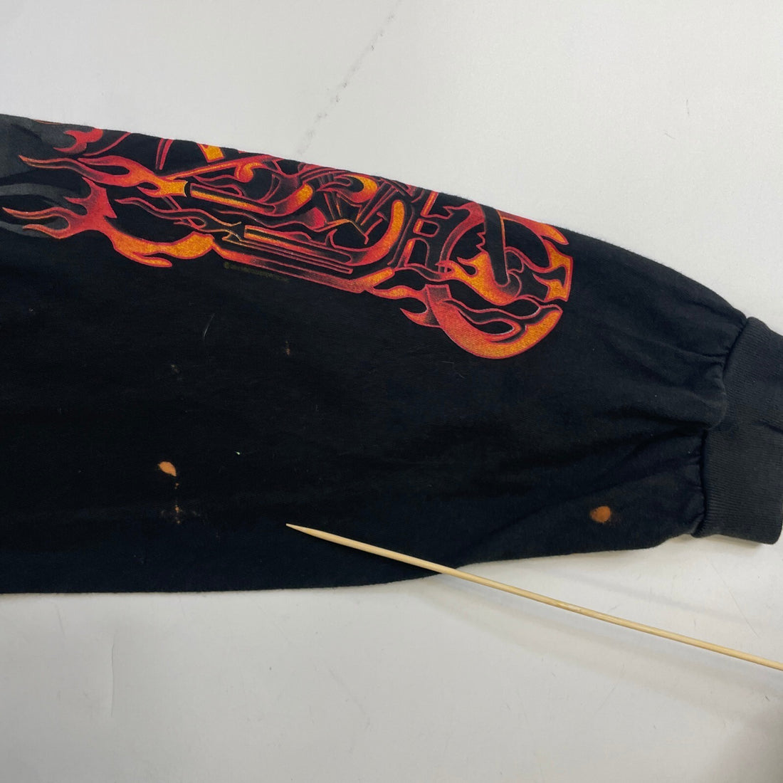 Hot Leathers Motorcycle Long Sleeve T-Shirt Size 2XL