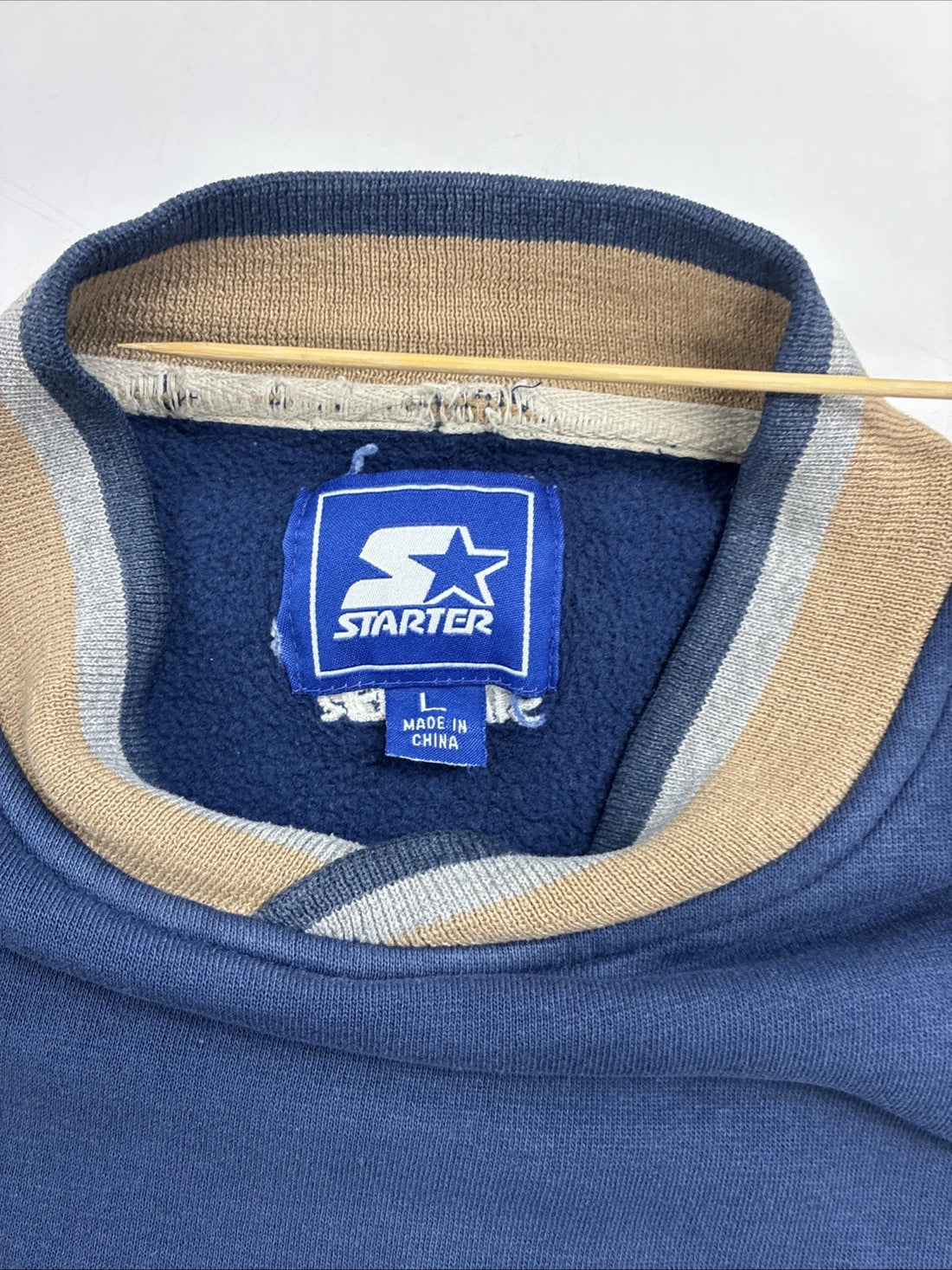 Vintage Notre Dame Fighting Irish Starter Crewneck Sweatshirt Size Large NCAA