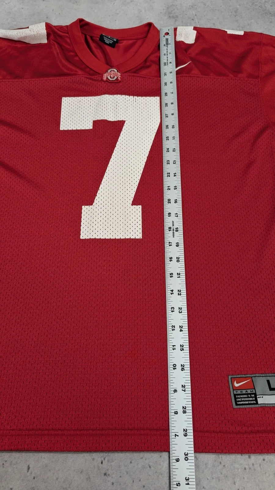 Vintage Ohio State Buckeyes Nike Football Jersey Size Large NCAA