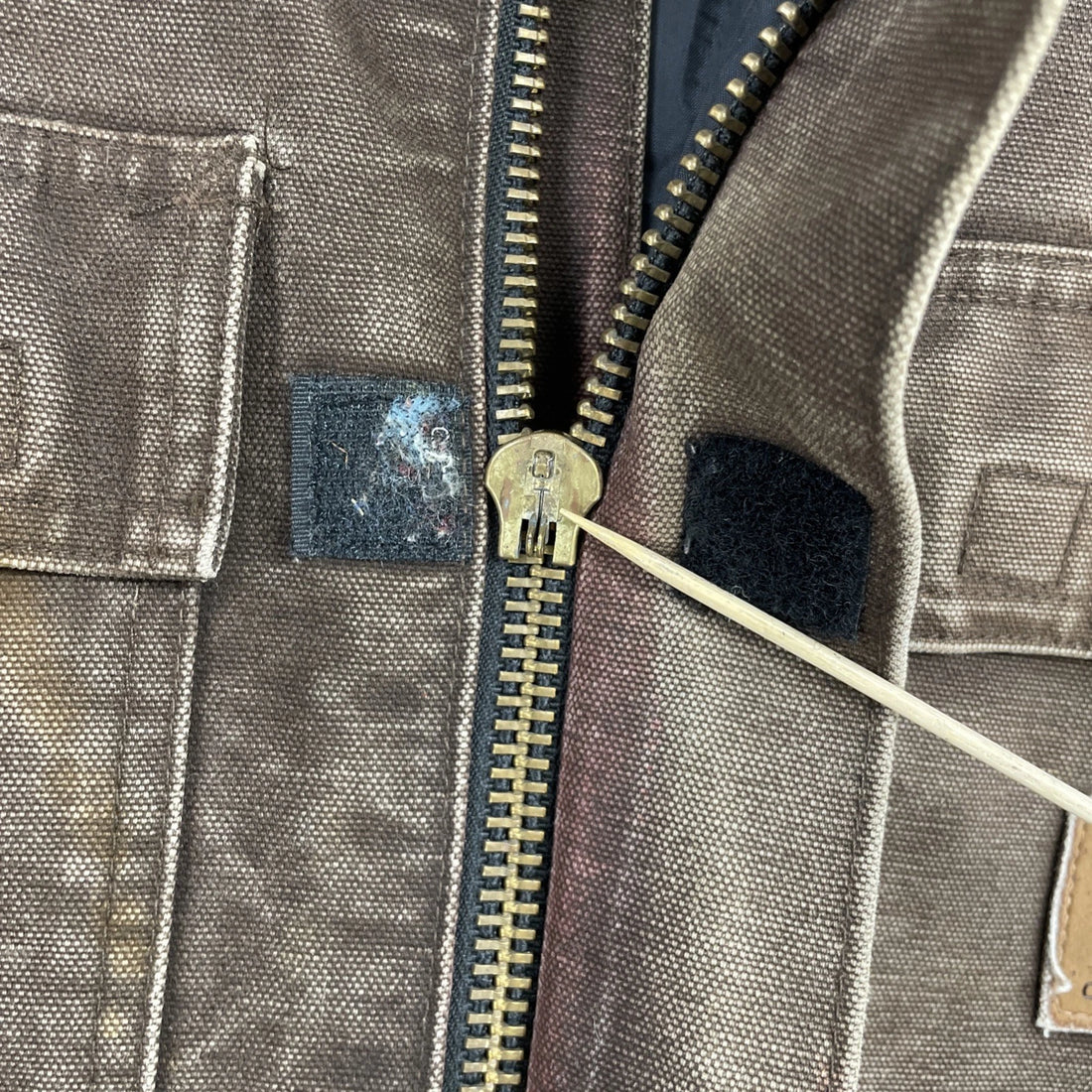 Carhartt Canvas Arctic Work Jacket Size Large Tall C26 DKB