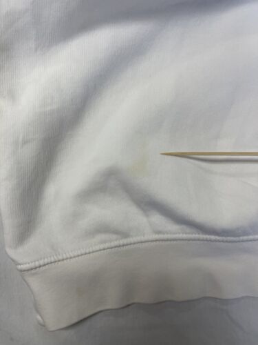 White nike hoodie 2024 with gold swoosh