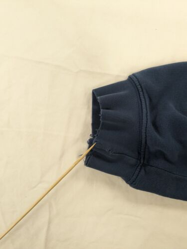 Vintage Nike Spell Out Sweatshirt Hoodie Size 2XL Blue
