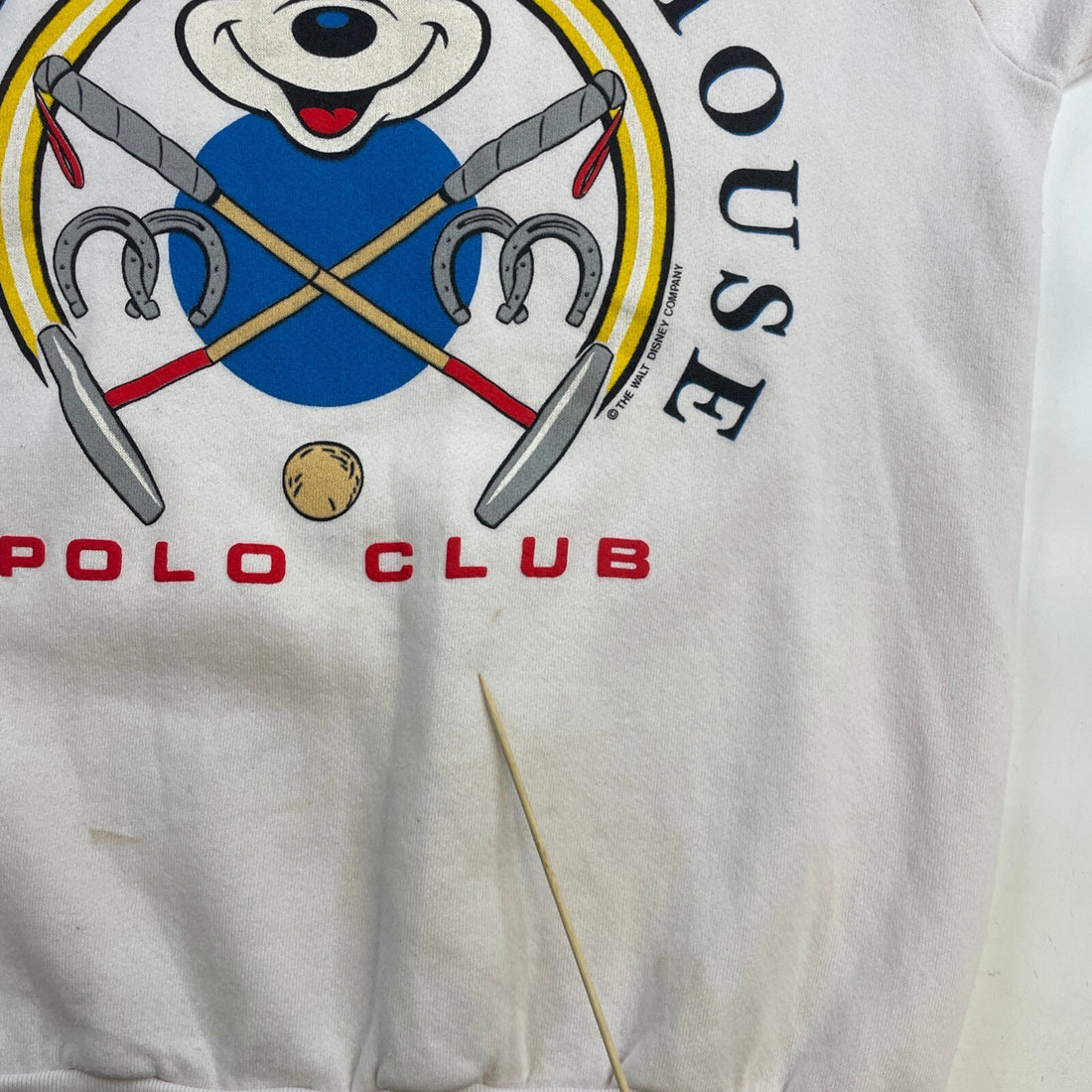 Vintage Mickey Mouse Polo Club Disney Crewneck Sweatshirt Size XL 90s