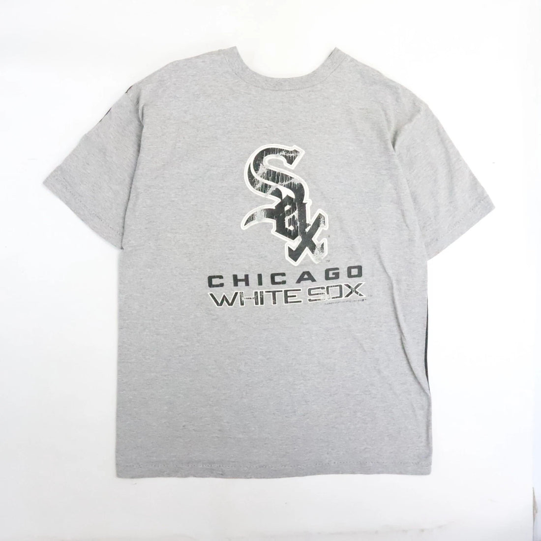 Vintage Chicago White Sox T-Shirt Size XL Double Sided Two Tone 1991 90s MLB