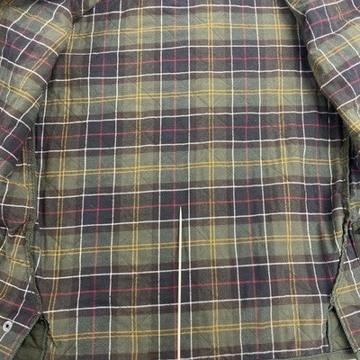 Barbour Eskdale Quilted Coat Jacket Size Medium Green