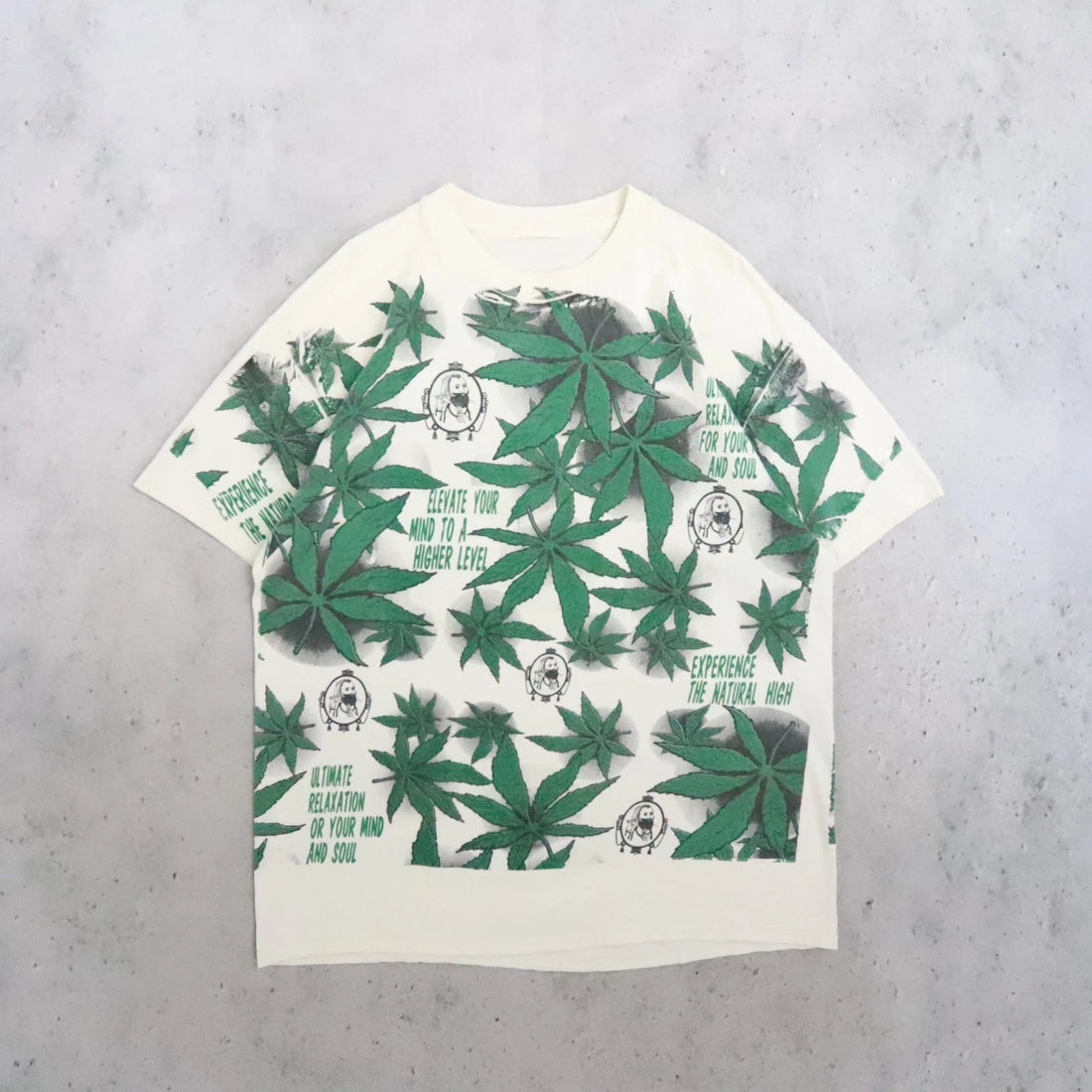 Vintage Weed AOP T-Shirt Size XL