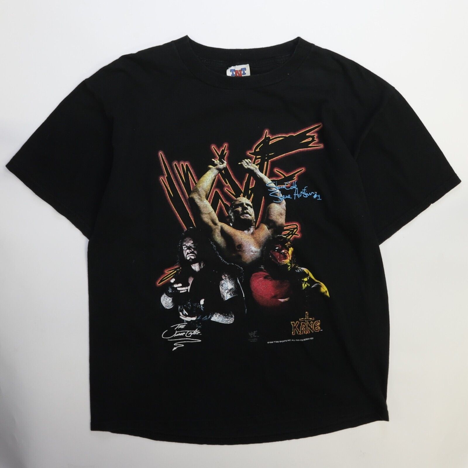 Vintage wrestling KANE tee shirt sz newest xl