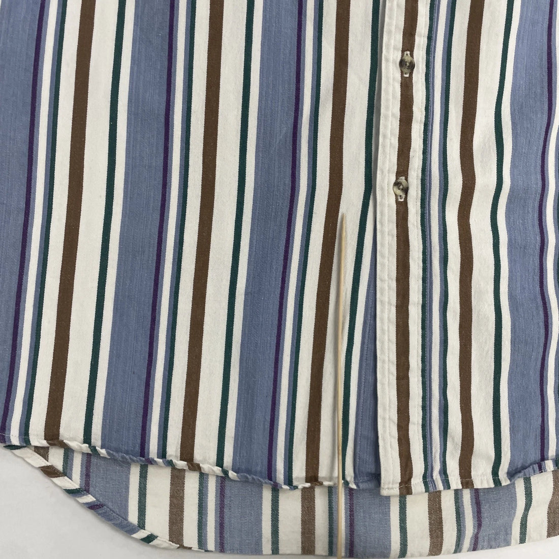 Vintage Wrangler Rugged Wear Button Up Shirt Size XL Striped