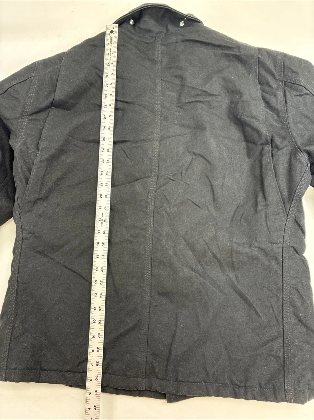 Carhartt Canvas Arctic Work Jacket Size Large Black