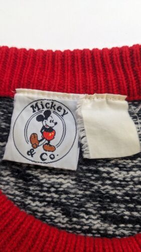 Vintage Mickey Mouse Disney Crewneck Sweater Size Large