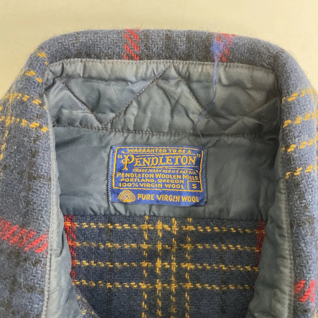 Vintage Pendleton Wool Shirt Size Small Plaid