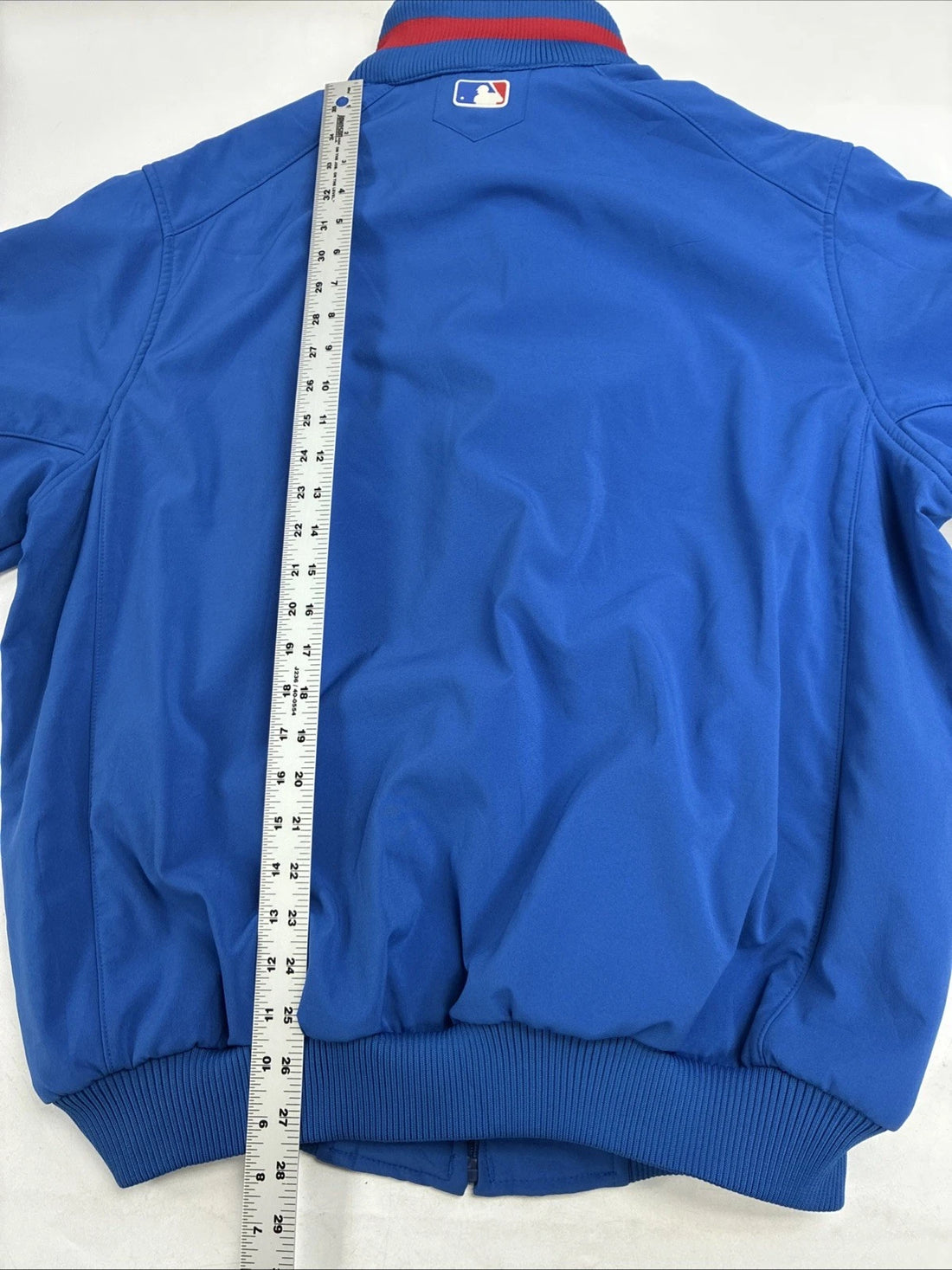 Chicago Cubs Majestic Dug Out Bomber Jacket Size Large MLB