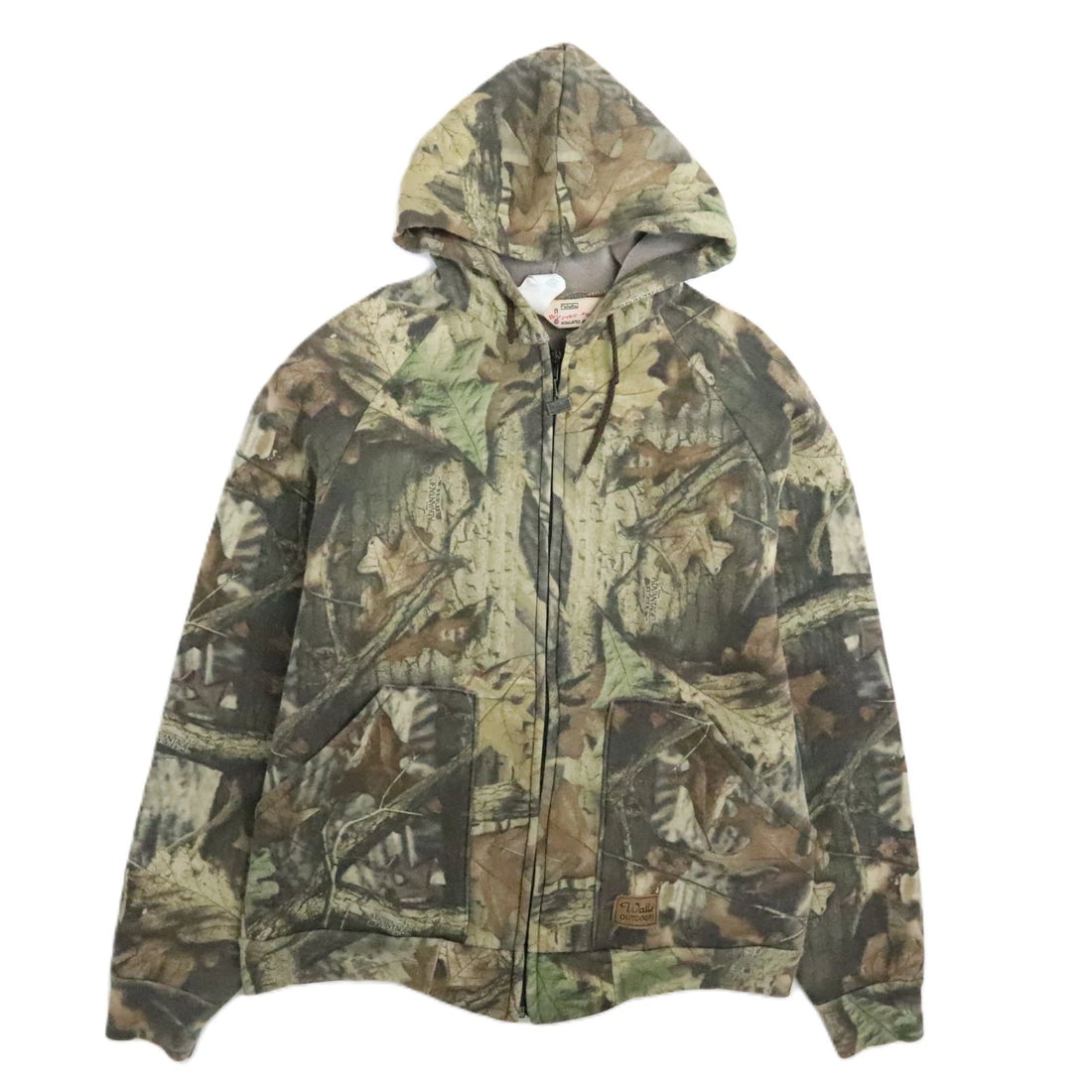 Vintage Walls Advantage Timber Camo Full Zip Sweatshirt Hoodie Large Tall